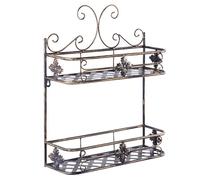 Beliani Wall Shelf Marayes Metal Black