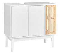 Beliani Washbasin Cabinet Nubes 80 Cm White