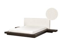 Waterbed Boucle ZEN 160 x 200 cm (EU King Size) Dark Ash Wood