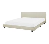 Beliani Waterbed Fabric Albi 180 X 200 Cm (Eu Super King) Beige