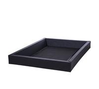 Beliani Waterbed Safety Liner Accessories SIMPLE 160 x 200 cm (EU King Size), Black