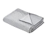 Beliani Weighted Blanket Cover 1000 G Callisto 135 X 200 Cm Light Grey