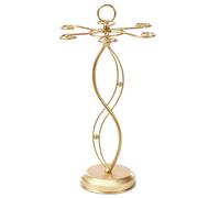 Beliani Wine Glass Rack Limerick Gold