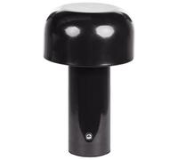 Beliani Wireless LED Table Lamp Besos With Dimmer Metal Black, Black