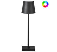 Wireless LED Table Lamp VALIRA with Dimmer Metal Black