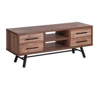 Beliani Retro Tv Stand Atlanta Brown