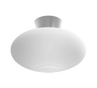Belid Bullo ceiling lamp XL opal glass Ø38 cm Aluminium