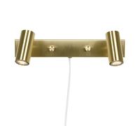 Belid - Cato Double Wall Lamp, Brass - Brass