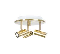 Belid Cato round ceiling spotlight 3 Polished brass