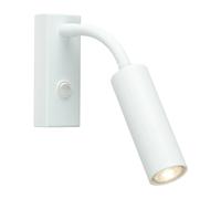 Belid Cato Slim wall lamp flexarm Matt white