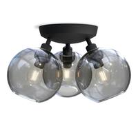 Belid - Gloria Flush Ceiling Light 330 mm, Black / Smoked - Black