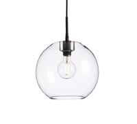 Belid Gloria pendant lamp Ø32 cm Black-clear glass