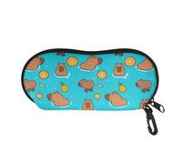 Belidome Capybara Glasses Case Cute Eyeglasses Bags Soft Sunglasses Storage Pouch