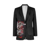 Belidome Chinese Dragon Casual Blazers Dinner Suits Jacket for Men UK