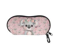 Belidome Cute Glasses Case for Women Kids Teens Girls Sunglasses Soft Case Zipper Eyeglass Pouch Koala Print