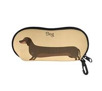 Belidome Dachshund Dog Glasses Case for Women Girls Soft Eyeglasses Sunglasses