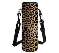 Belidome Leopard Print Universal Bottle Case Soft Durable Insulated Water Bottle Holder for Women