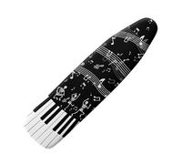 Belidome Piano Music Notes Print Clothes Ironing Board Cover Pouch for Standard Iron Board