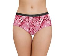 Belidome Pink Butterfly Women's Sexy Underwear Panties Knickers (Available in Plus Size)