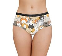 Belidome Womens Underwear Brief Underpants Plus Size S-5XL Bikini