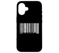 Belief Barcode Minimal Design Case for iPhone 16