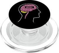 Belief Brain Power Thought Design PopSockets PopGrip for MagSafe