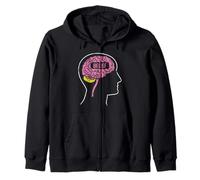 Belief Brain Power Thought Design Zip Hoodie
