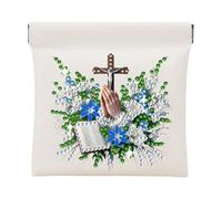 Belief DIY PU Diamond Art Storage Bag Coin Purse Rhinestone Bag