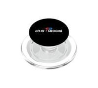Belief Greater Than Medicine Placebo PopSockets PopGrip for MagSafe