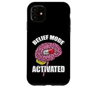 Belief Mode Activated Placebo Brain Design Case for iPhone 11