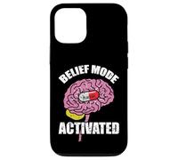 Belief Mode Activated Placebo Brain Design Case for iPhone 12/12 Pro