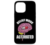 Belief Mode Activated Placebo Brain Design Case for iPhone 13 Pro Max
