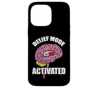 Belief Mode Activated Placebo Brain Design Case for iPhone 14 Pro Max