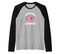 Belief Mode Activated Placebo Brain Design Raglan Baseball Tee