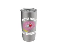 Belief Mode Activated Placebo Brain Design Stainless Steel Insulated Tumbler