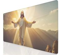 Belief Mouse Mat 700x300x3mm XXL Gaming Mouse Pad Man Desk Mat, Gaming Keyboard Mousepad Improved Precision and Speed, Desk Accessories with Non-Slip Base Extended Mousemat for Office Home YG-721