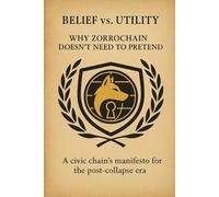 BELIEF VS. UTILITY: A civic chain's manifesto for the post-collapse era (ZorroChain Civic Infrastructure Series)