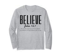 Believe Bible Quote Christian Long Sleeve T-Shirt