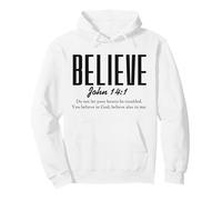 Believe Bible Quote Christian Pullover Hoodie