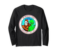 Believe Big Bigfoot Sasquatch Cryptid Hunter Apparel Long Sleeve T-Shirt