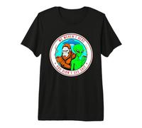 Believe Big Bigfoot Sasquatch Cryptid Hunter Apparel Premium T-Shirt