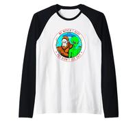 Believe Big Bigfoot Sasquatch Cryptid Hunter Apparel Raglan Baseball Tee