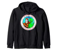 Believe Big Bigfoot Sasquatch Cryptid Hunter Apparel Zip Hoodie
