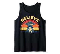 Believe Bigfoot I Believe in Bigfoot Costume Funny Sasquatch Tank Top