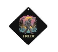 Believe Bigfoot Sasquatch Air Freshener Hanging Car Incense Chip Diffuser Scented Decor for Car Home