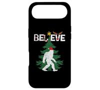 Believe Bigfoot Sasquatch Yeti Santa Hat Christmas Pajamas Case for iPhone Air