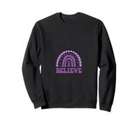 Believe Cancer Awareness Supporters Inspirational Message Sweatshirt