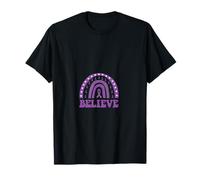 Believe Cancer Awareness Supporters Inspirational Message T-Shirt