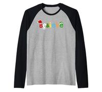 Believe Christmas Holiday Festive Winter Spirit Raglan Baseball Tee