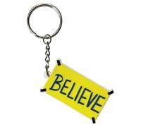 Believe Funny Keychain - Fun Gifts for Soccer Team | Coach Lasso Merchandise Believe Sign, AFC Richmond | Bulk Team Gifts, Motivational Poster, Fun Keyring for Backpacks, Car Keys, Fanny Packs,